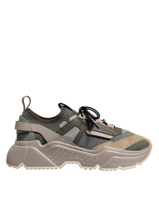 Dolce &amp; Gabbana Multicolor Daymaster Low Top Sneakers Shoes