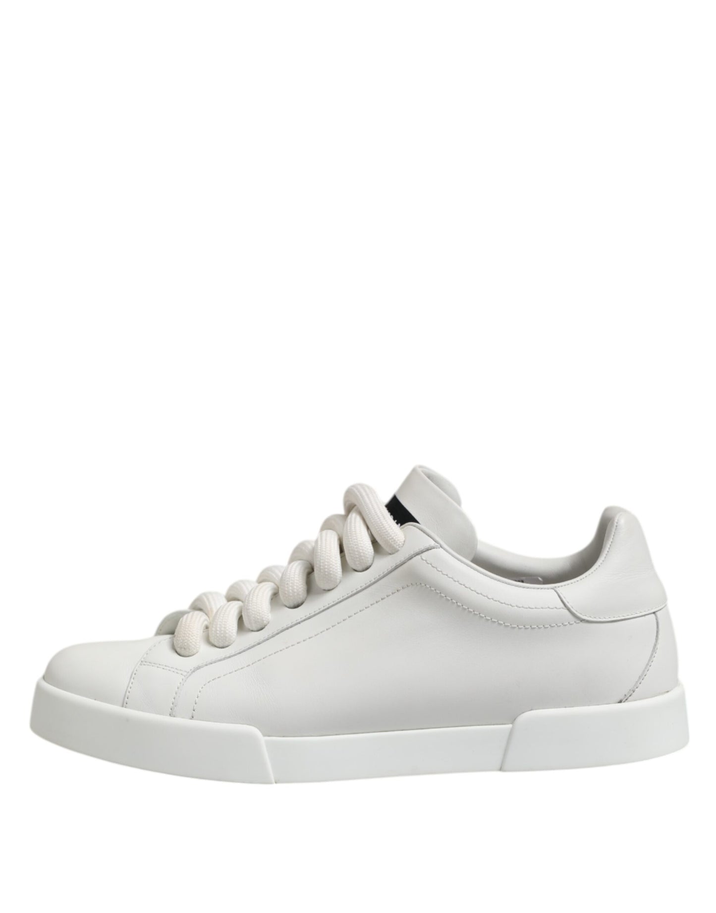 Dolce &amp; Gabbana White Logo Lace Up Low Top Men Sneakers Shoes