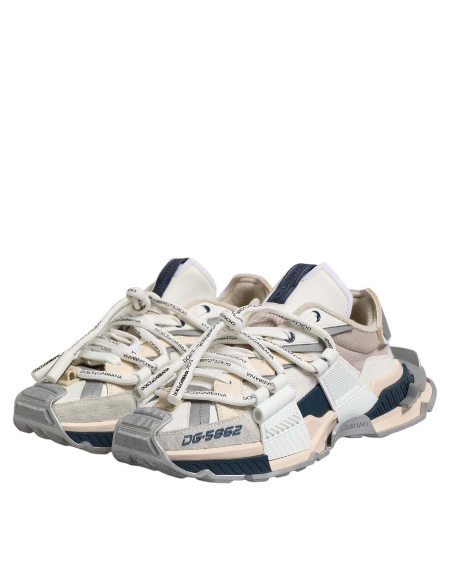 Dolce &amp; Gabbana Multicolor Space Low Top Men Sneakers Shoes