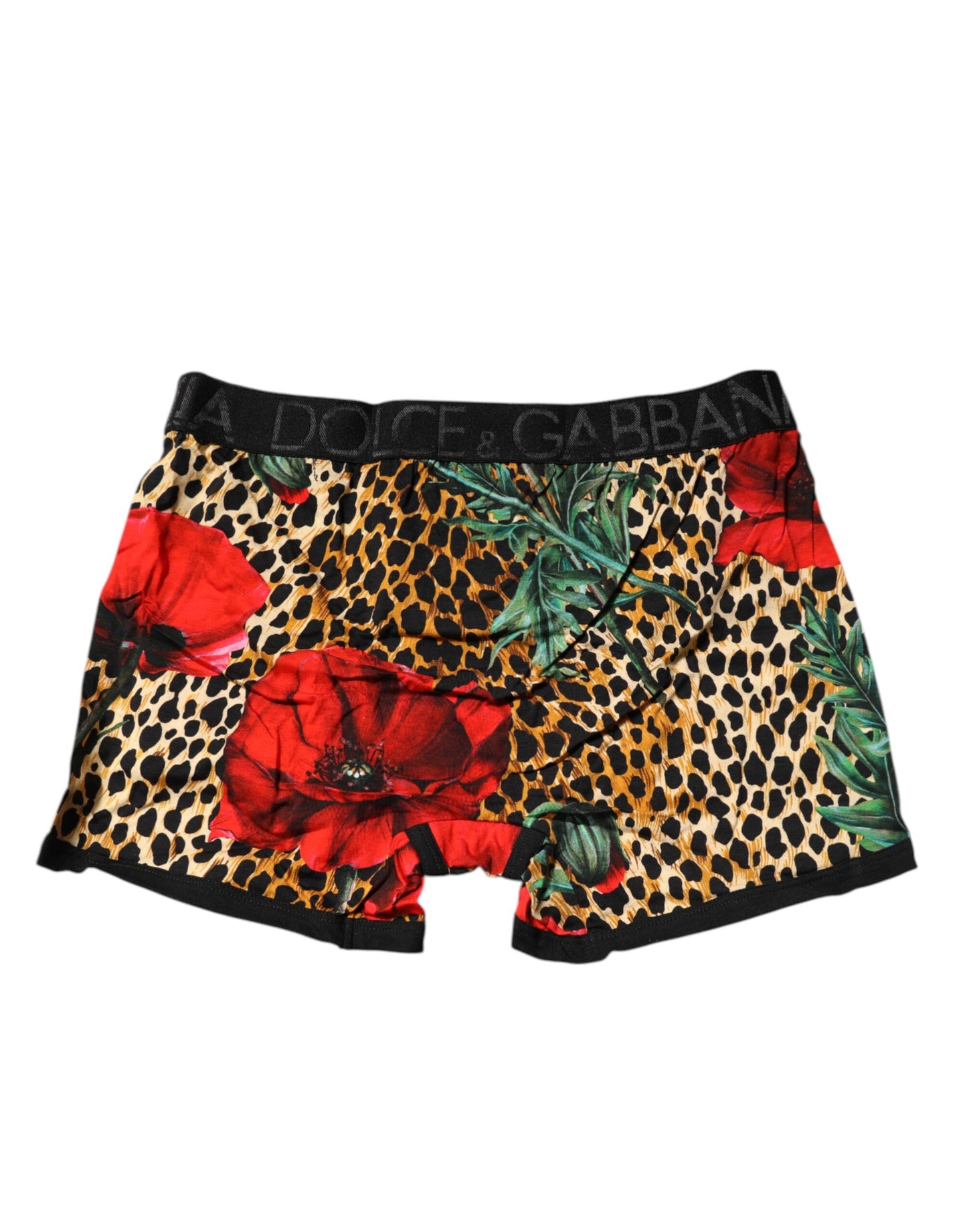 Dolce &amp; Gabbana Brown Leopard Print Regular Boxer Underwear