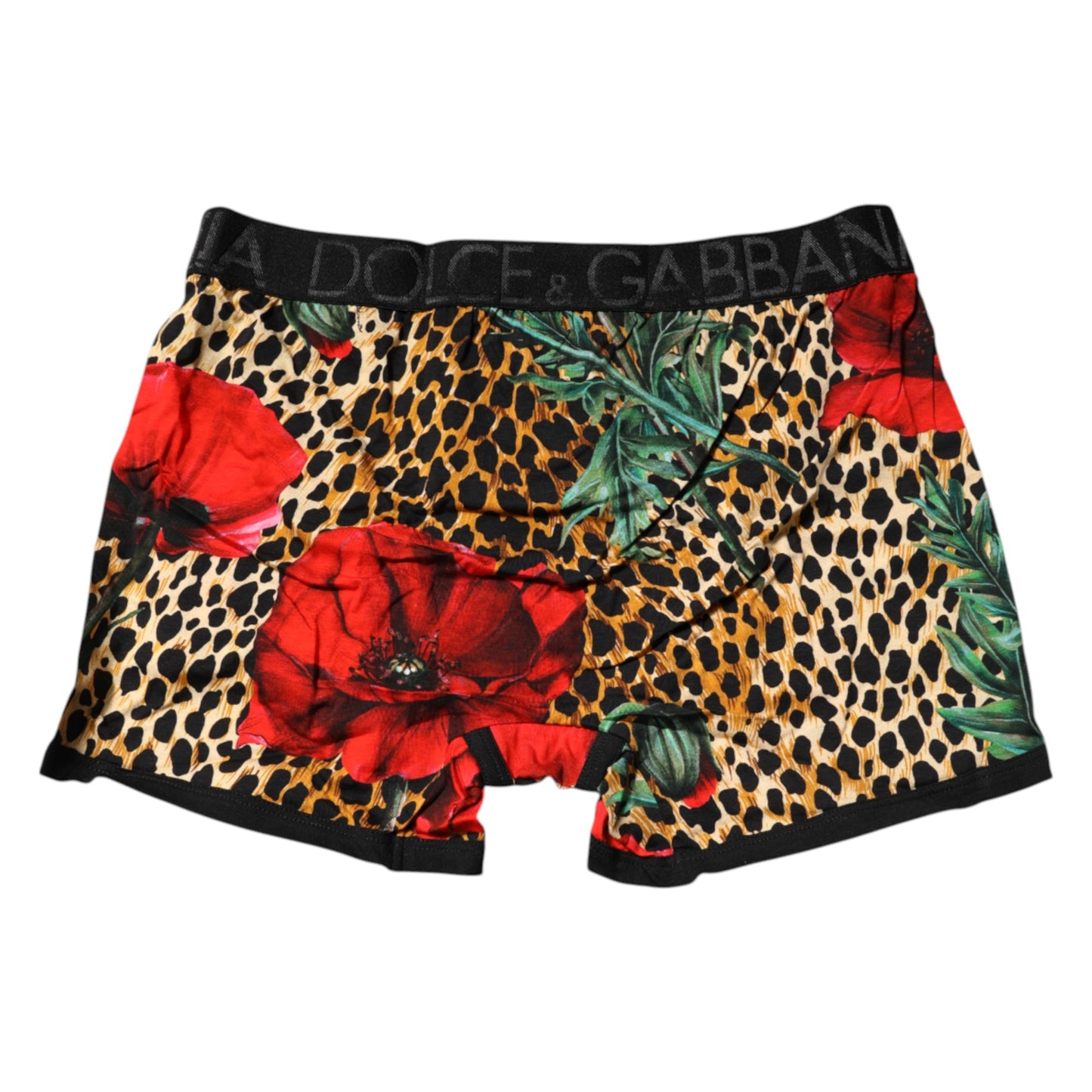 Dolce &amp; Gabbana Brown Leopard Print Regular Boxer Underwear