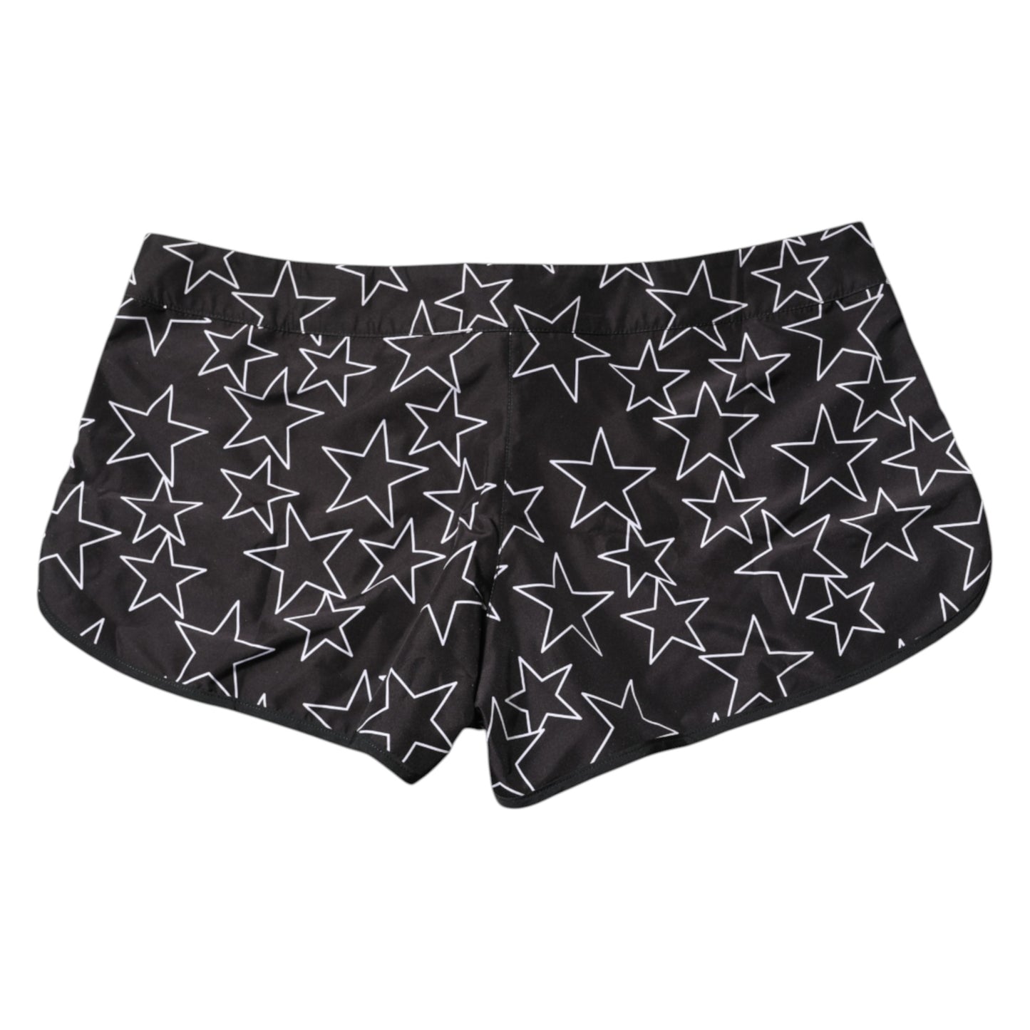 Dolce &amp; Gabbana Black Star Print Beachwear Shorts Swimwear