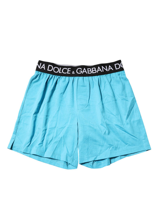 Dolce &amp; Gabbana – Boxershorts mit Logo in der Taille, normal, Blau