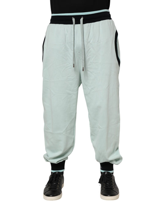 Dolce &amp; Gabbana Hellgrüne Jogginghose aus Baumwolle für Herren
