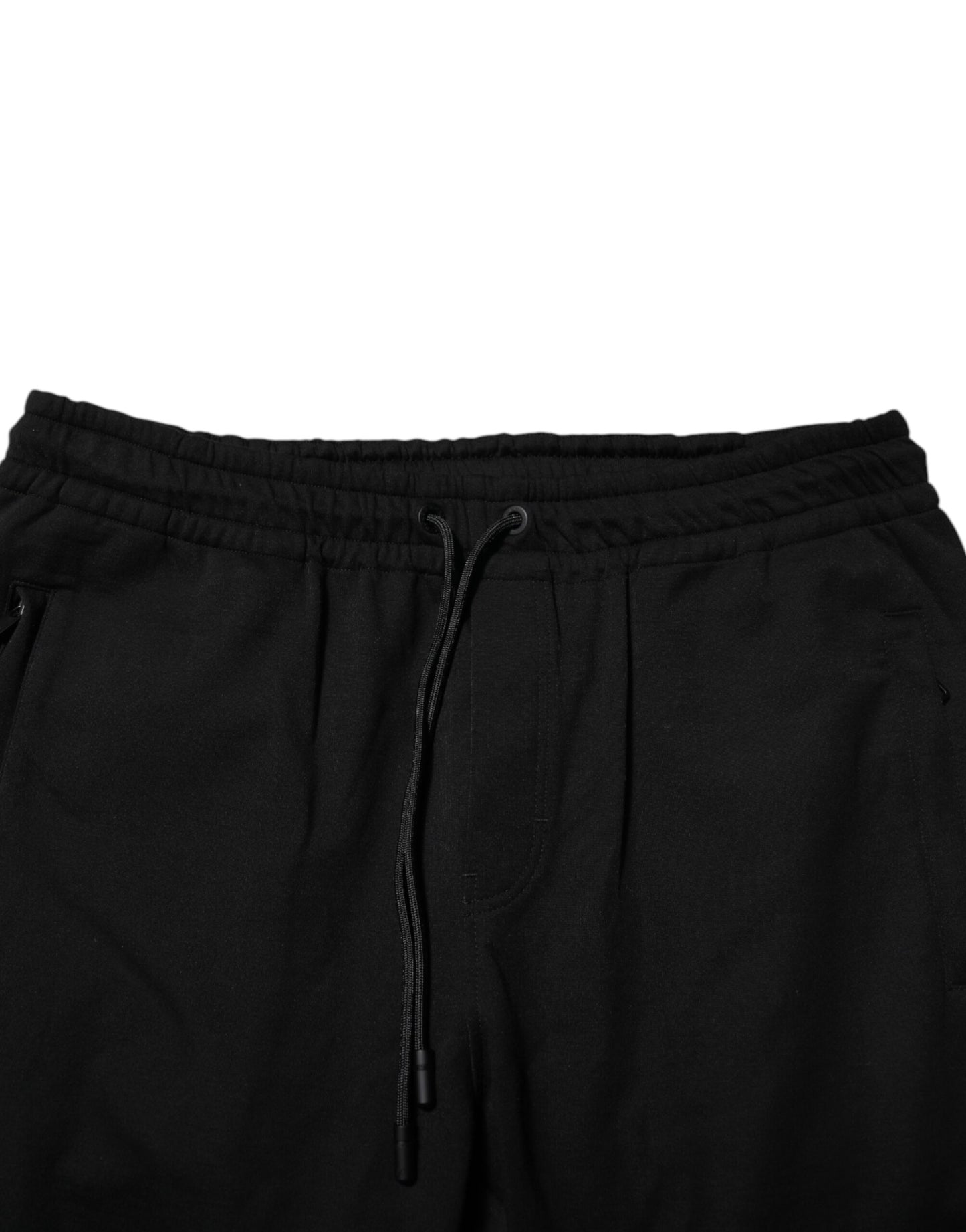 Dolce &amp; Gabbana Black Cotton Men Jogger Sweatpants Pants