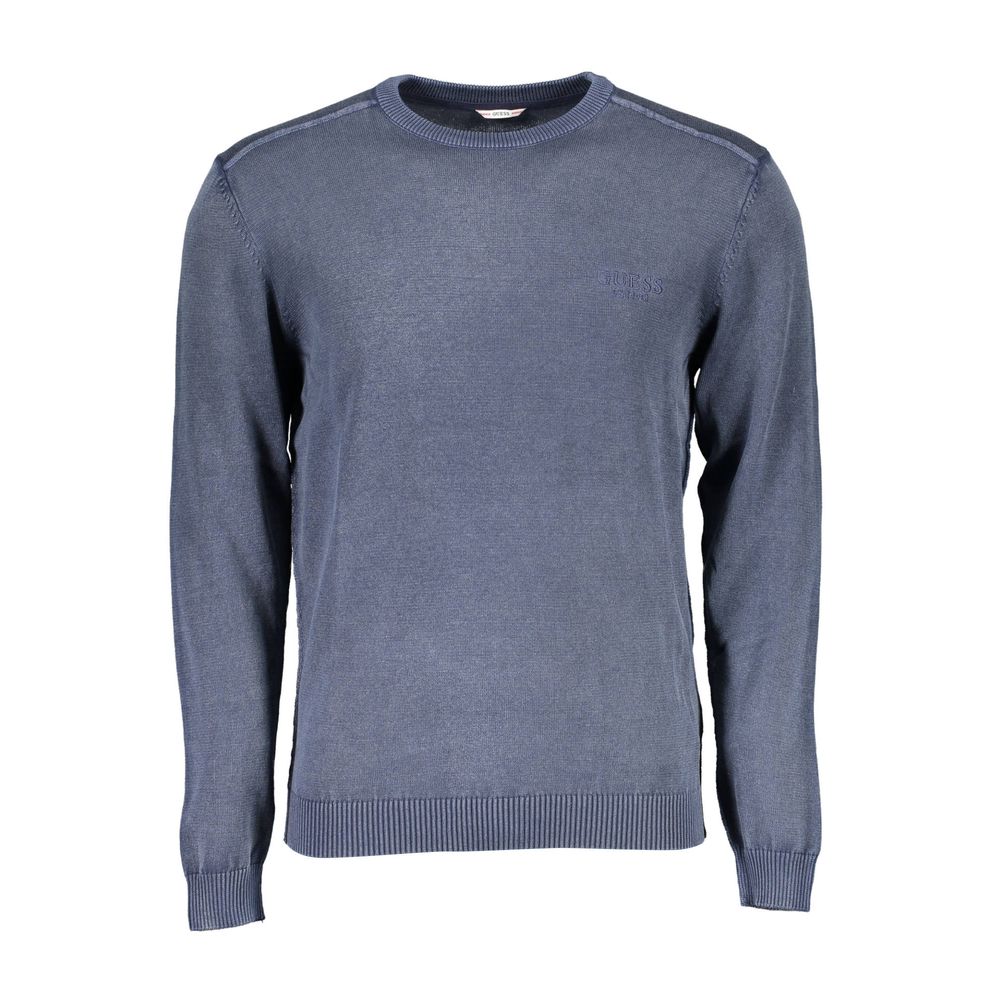 Guess Jeans – Blauer Baumwollpullover