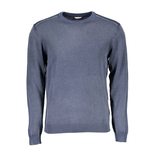 Guess Jeans – Blauer Baumwollpullover