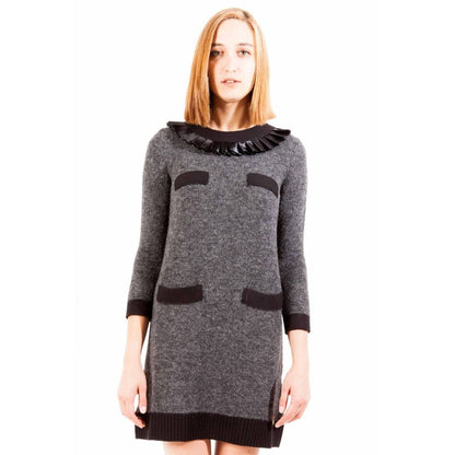 Love Moschino – Graues Wollkleid