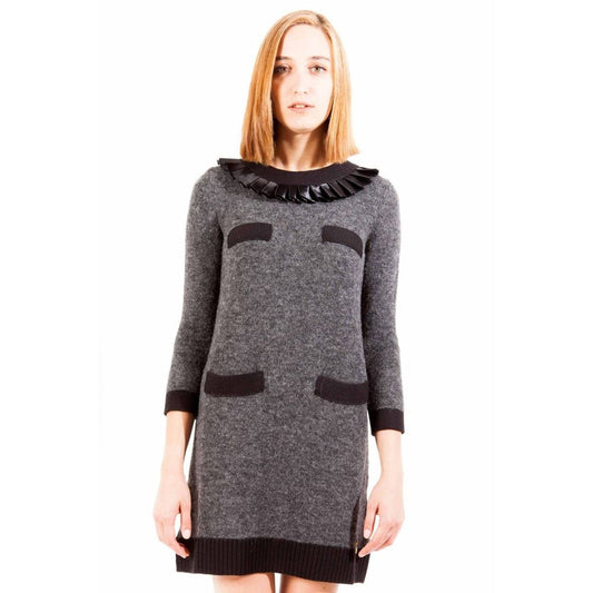 Love Moschino – Graues Wollkleid