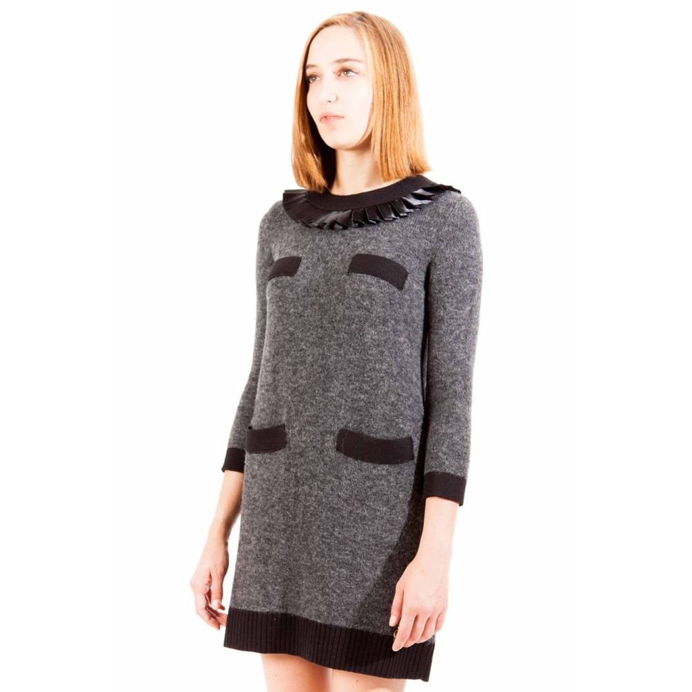 Love Moschino – Graues Wollkleid