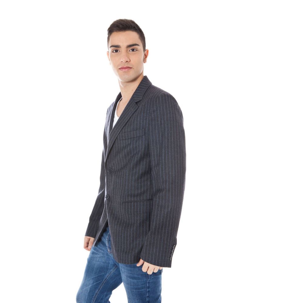 Calvin Klein Graue Wolljacke