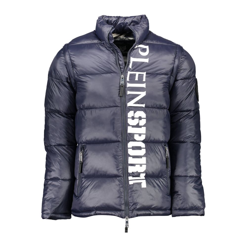 Blaue Polyesterjacke von Plein Sport
