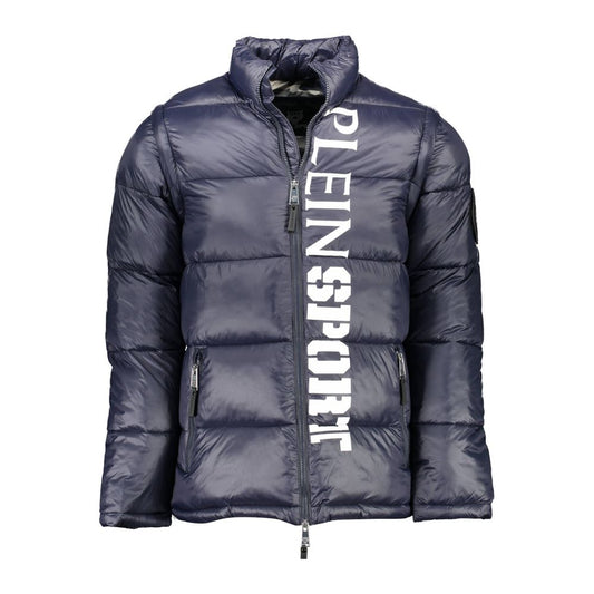 Blaue Polyesterjacke von Plein Sport