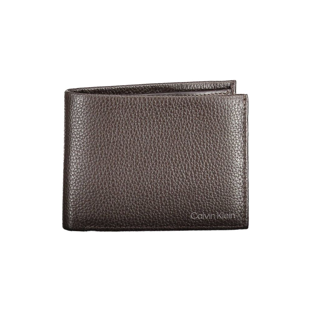 Calvin Klein Braune Lederbrieftasche