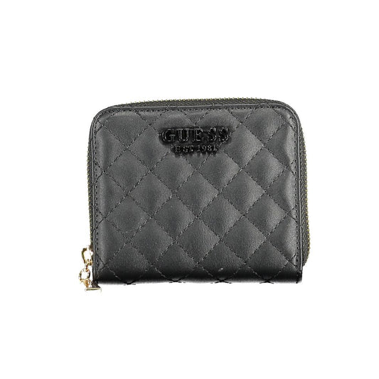 Guess Jeans – Schwarze Polyethylen-Geldbörse