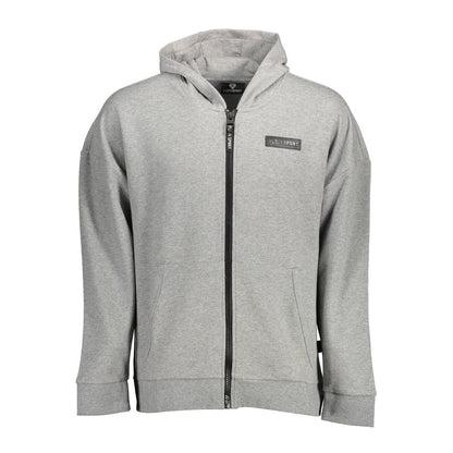 Grauer Baumwollpullover von Plein Sport
