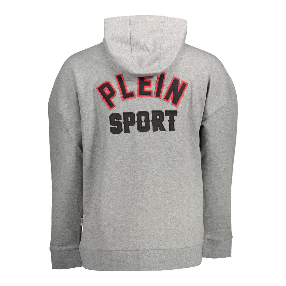 Grauer Baumwollpullover von Plein Sport
