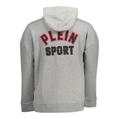 Grauer Baumwollpullover von Plein Sport