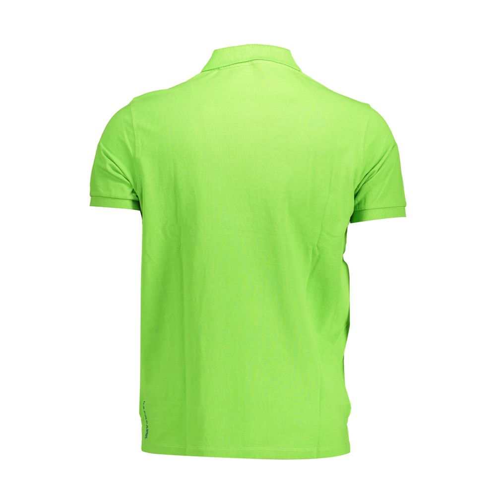 US POLO ASSN. Green Cotton Polo Shirt
