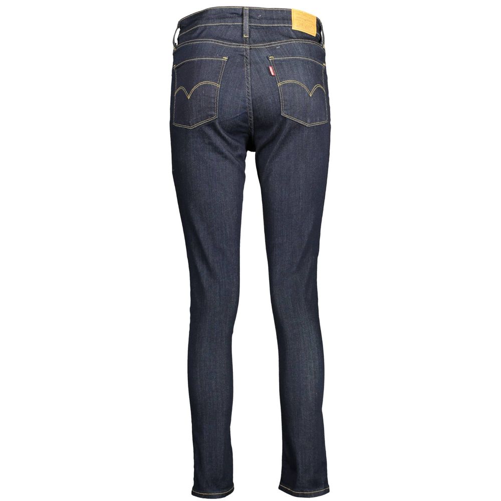 Levi's – Schwarze Jeans und Hose aus Baumwolle