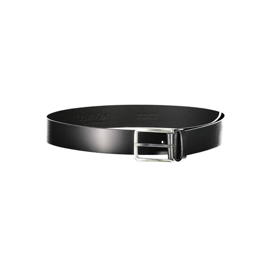 Calvin Klein – Schwarzer Ledergürtel