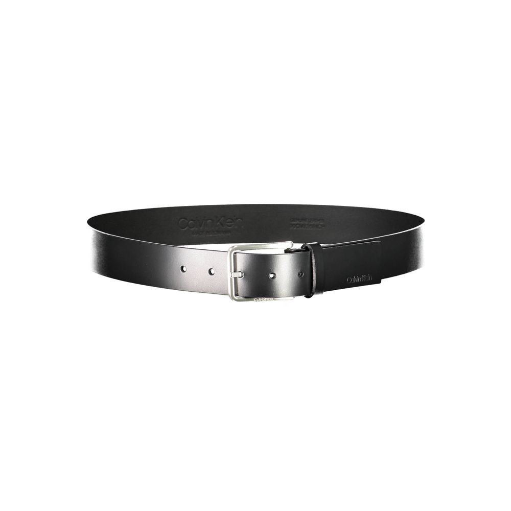 Calvin Klein – Schwarzer Ledergürtel