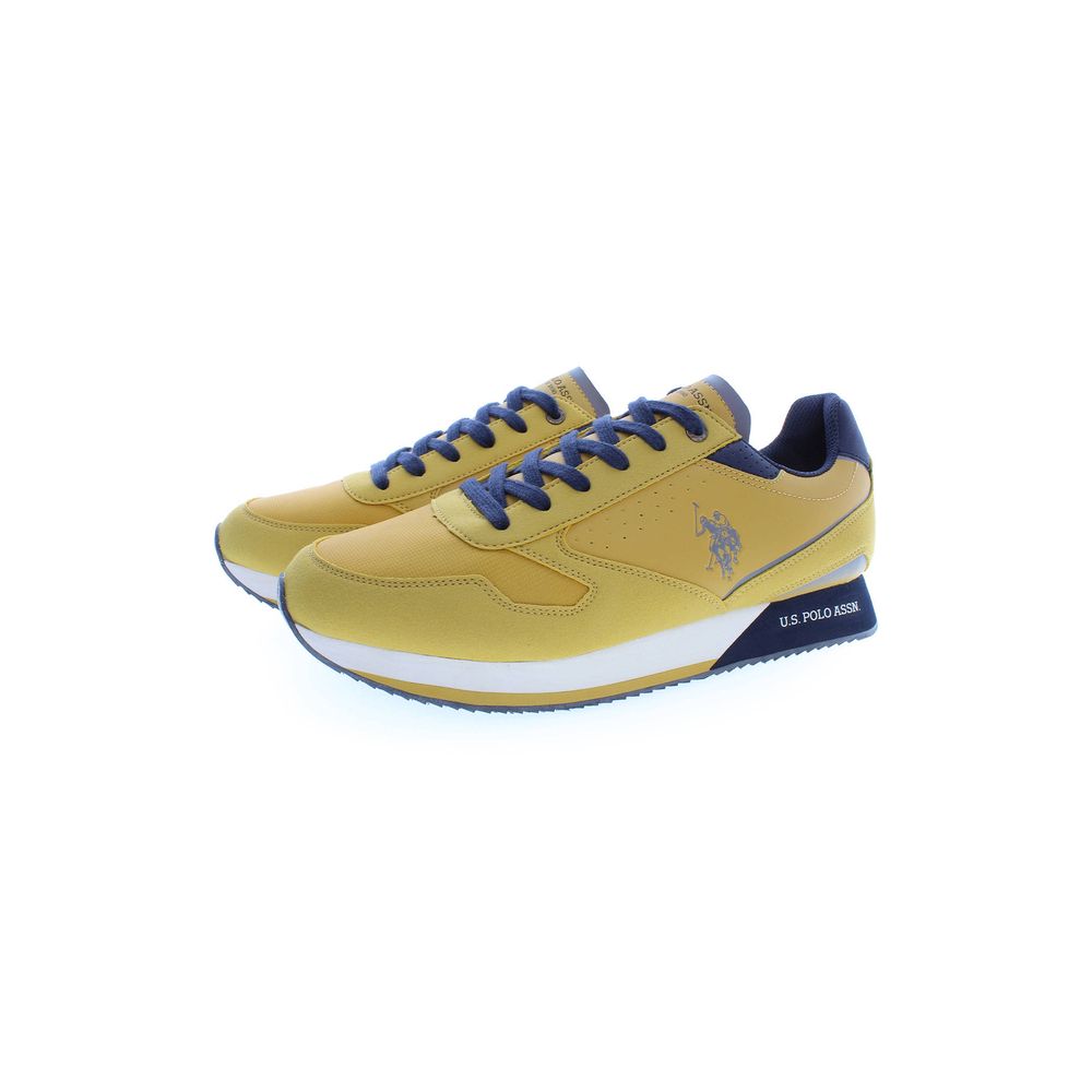 US POLO ASSN. Yellow Polyester Sneaker