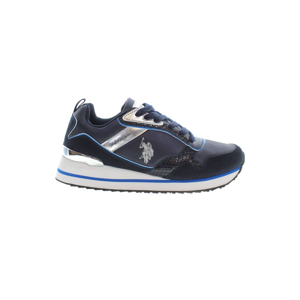 US POLO ASSN. Blauer Polyester-Sneaker