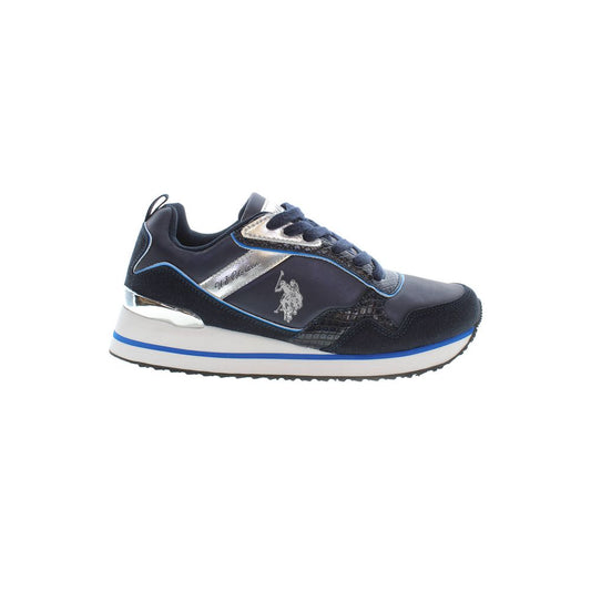 US POLO ASSN. Blauer Polyester-Sneaker