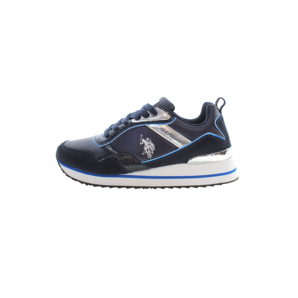 US POLO ASSN. Blauer Polyester-Sneaker