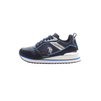 US POLO ASSN. Blauer Polyester-Sneaker