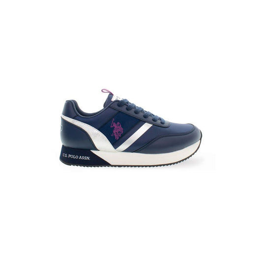 US POLO ASSN. Blauer Polyester-Sneaker