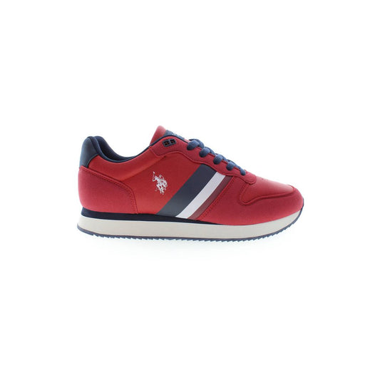 US POLO ASSN. Red Polyester Sneaker