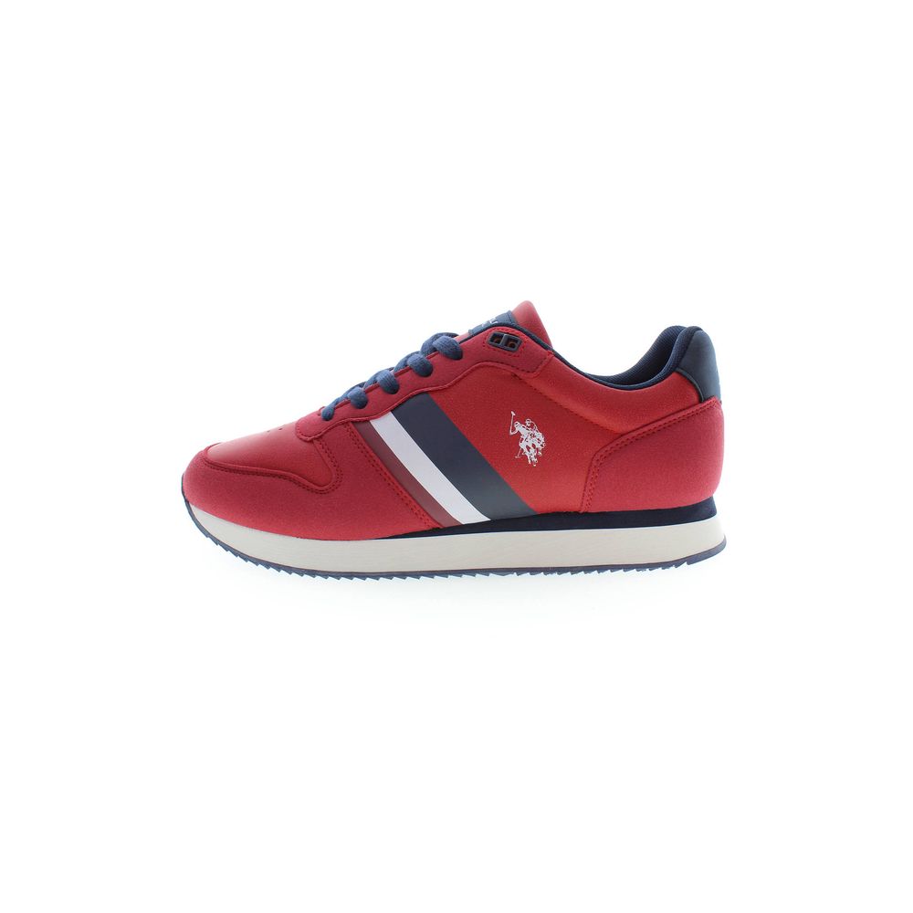 US POLO ASSN. Red Polyester Sneaker