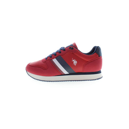 US POLO ASSN. Red Polyester Sneaker