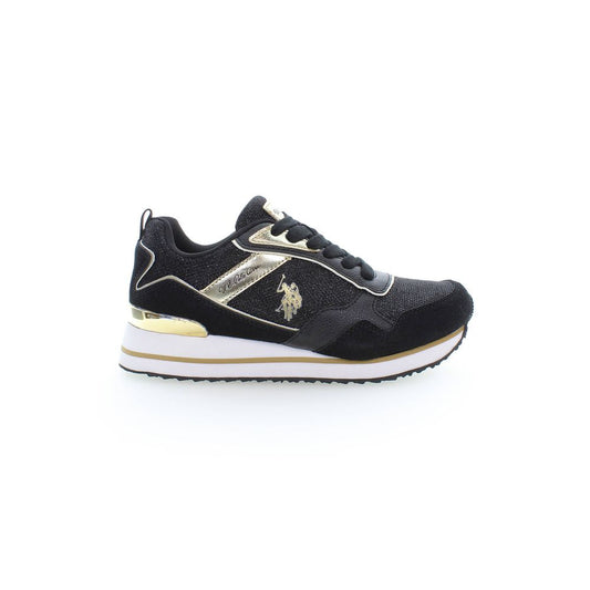 US POLO ASSN. Schwarzer Polyester-Sneaker