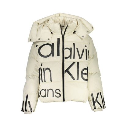Calvin Klein Beige Polyester Jacken &amp; Mäntel