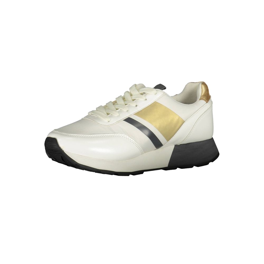 US POLO ASSN. Weißer Polyester-Sneaker