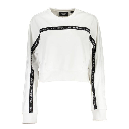 Calvin Klein Weißer Polyesterpullover