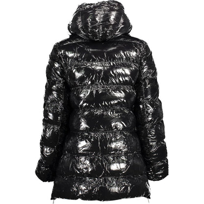 US POLO ASSN. Schwarze Polyesterjacken und -mäntel