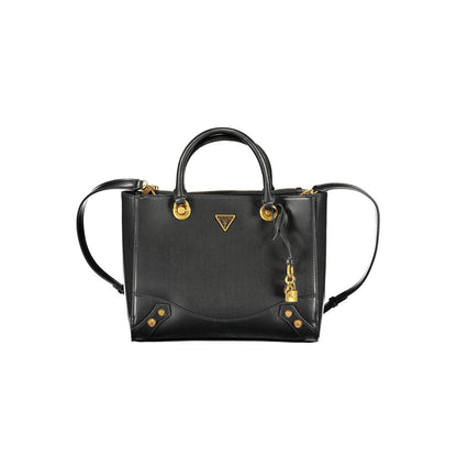 Guess Jeans – Schwarze Polyethylen-Handtasche
