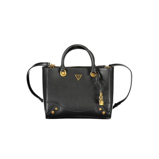 Guess Jeans – Schwarze Polyethylen-Handtasche