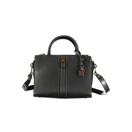 Guess Jeans – Schwarze Polyethylen-Handtasche