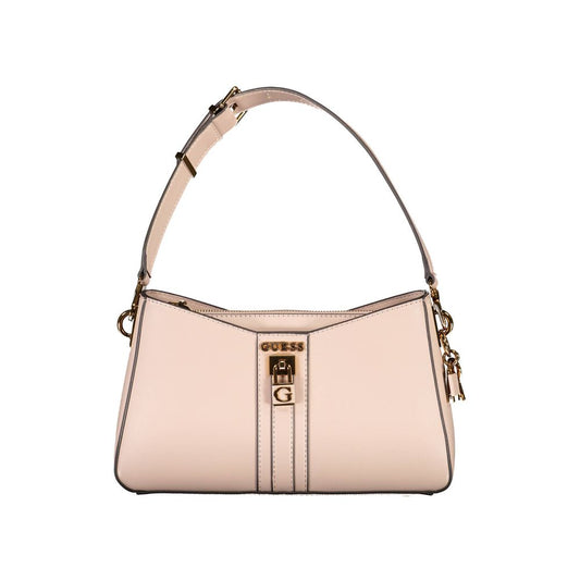 Guess Jeans – Handtasche aus Polyethylen in Rosa