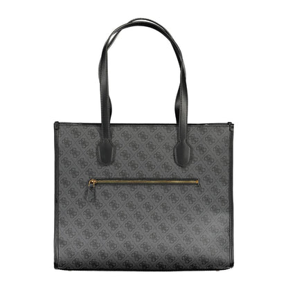 Guess Jeans – Schwarze Polyethylen-Handtasche