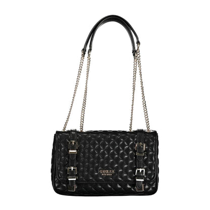Guess Jeans – Schwarze Polyethylen-Handtasche
