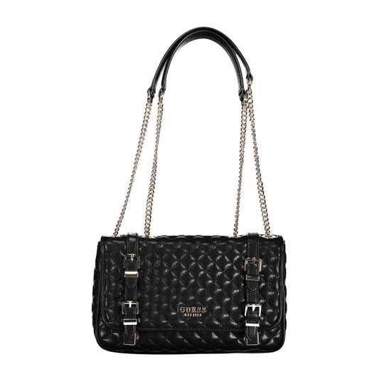 Guess Jeans – Schwarze Polyethylen-Handtasche