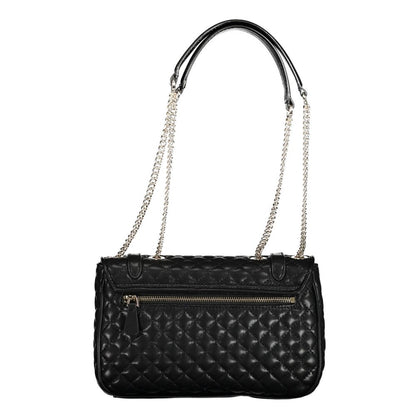 Guess Jeans – Schwarze Polyethylen-Handtasche