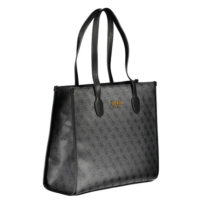 Guess Jeans – Schwarze Polyethylen-Handtasche