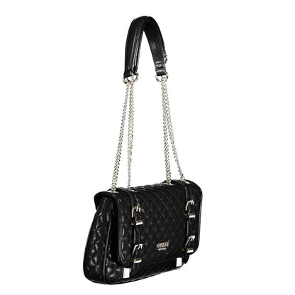 Guess Jeans – Schwarze Polyethylen-Handtasche